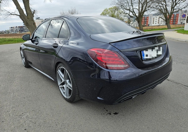 Mercedes-Benz Klasa C cena 149999 przebieg: 123000, rok produkcji 2017 z Wrocław małe 79